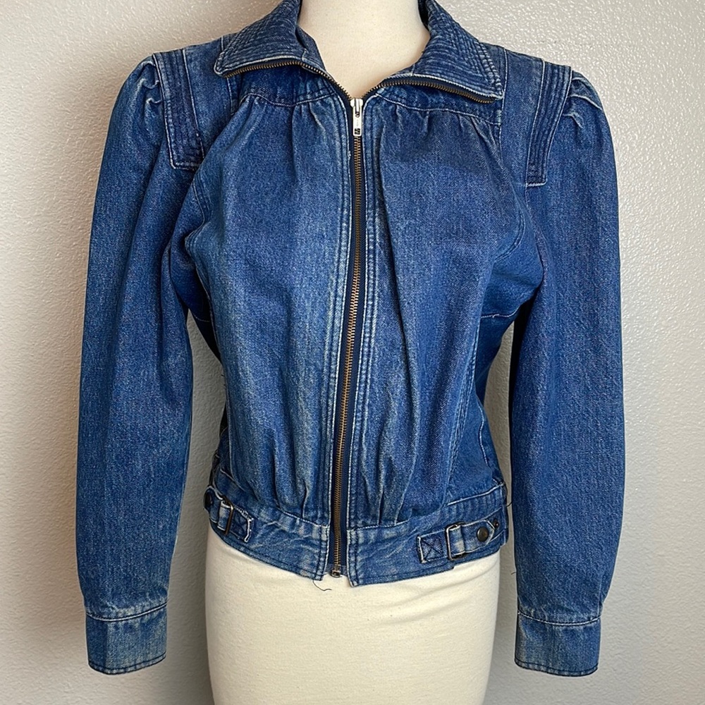 VTG Learsi Denim Jacket, Wm’s Sz M